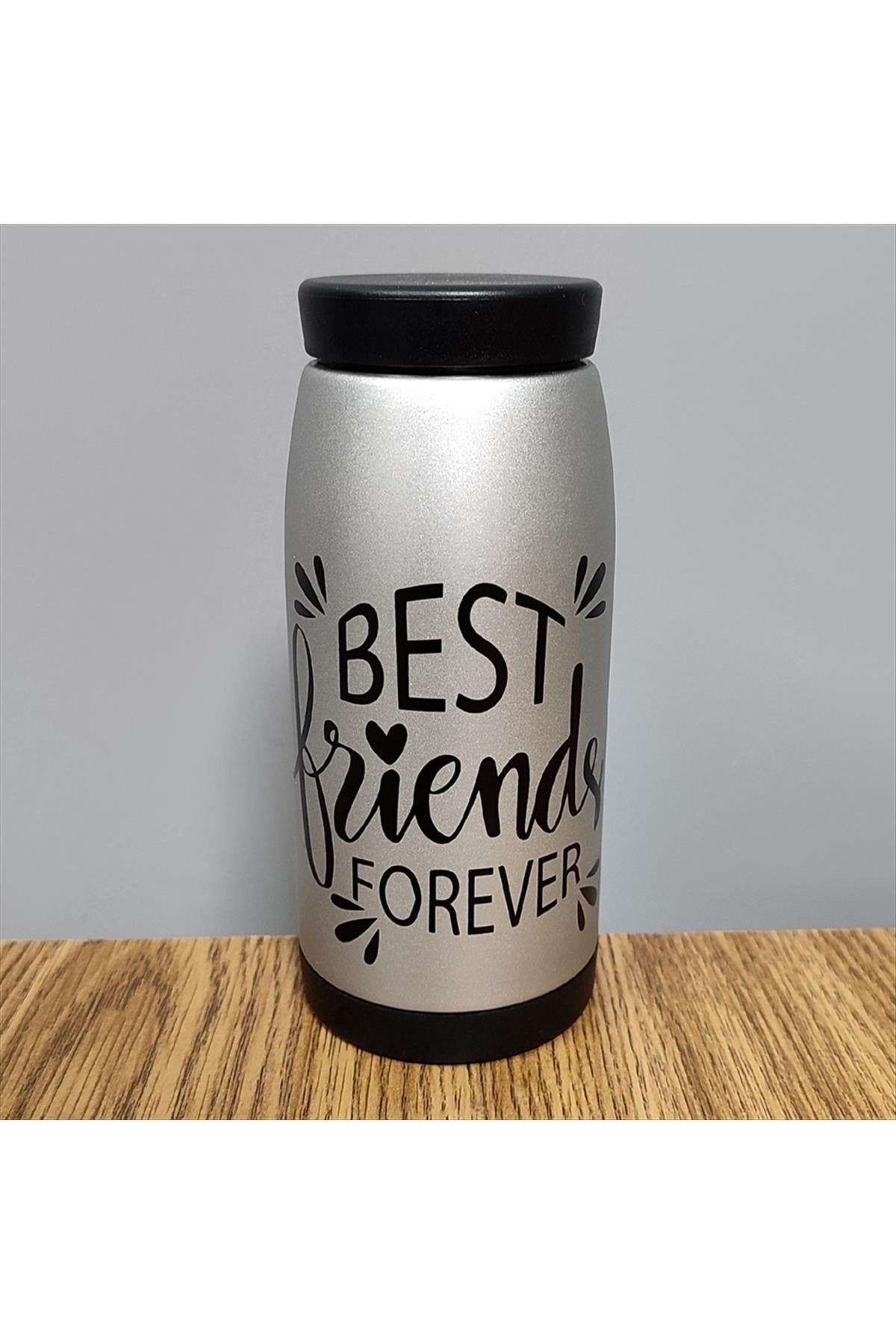 Best Friends Forever Yazılı Paslanmaz Çelik Termos
