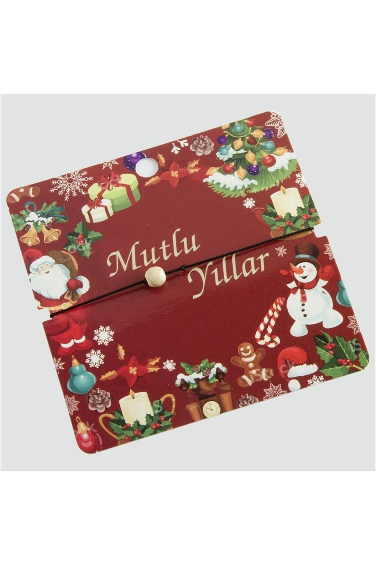 Boncuk Mutlu Yıllar Yılbaşı Bilekliği