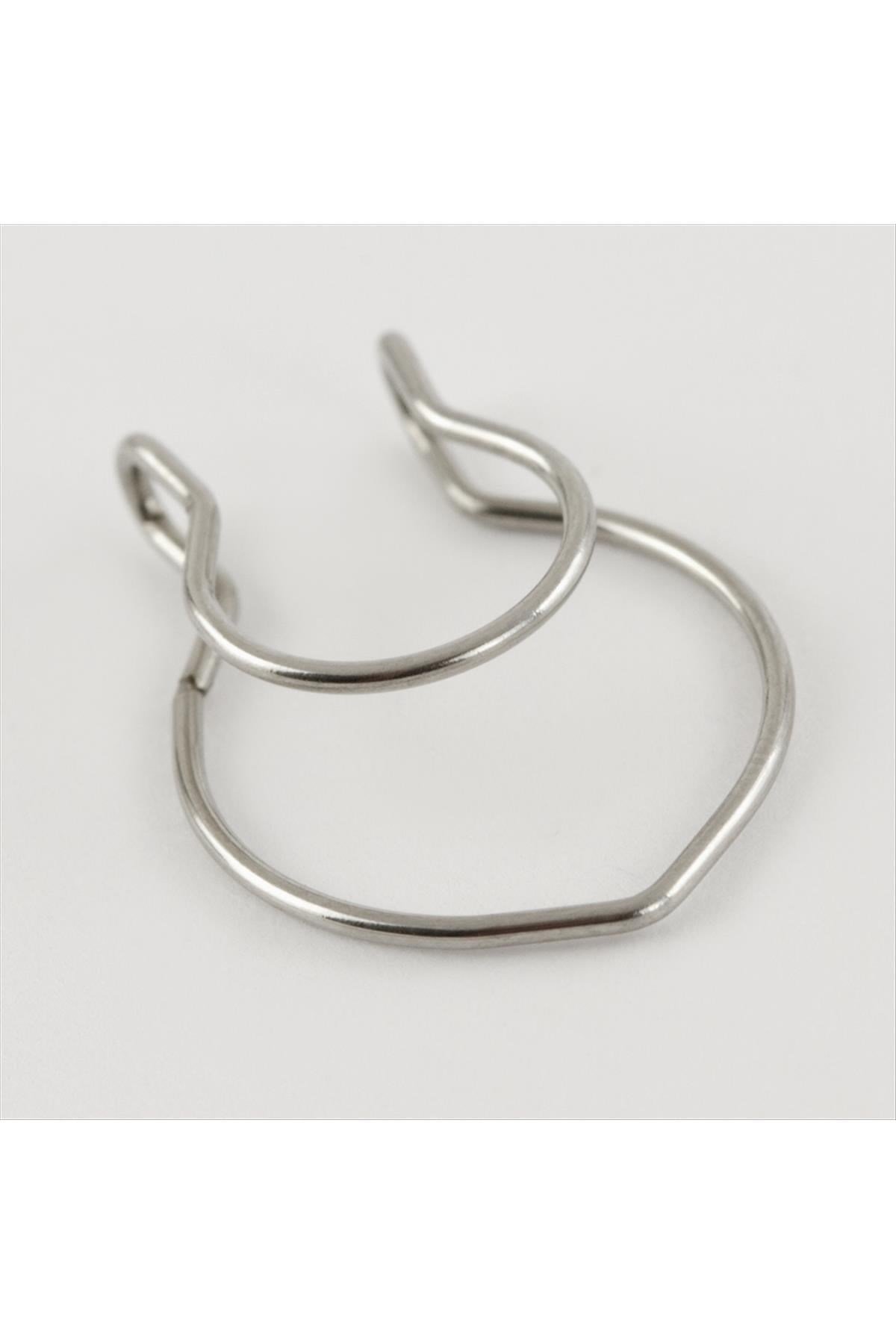 Çelik Nostril Piercing