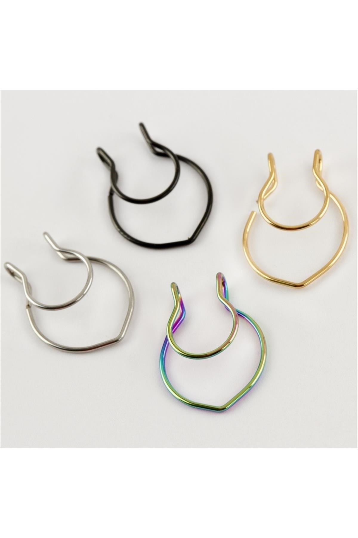 Çelik Nostril Piercing