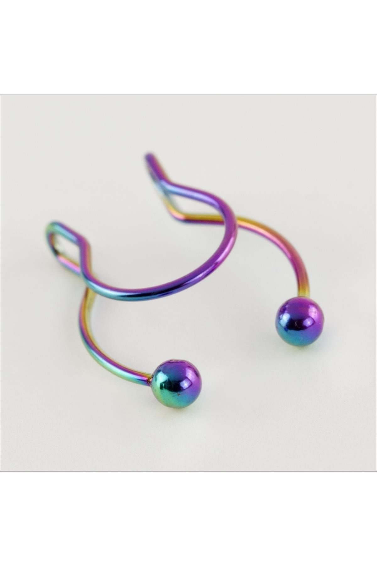 Çelik Nostril Piercing