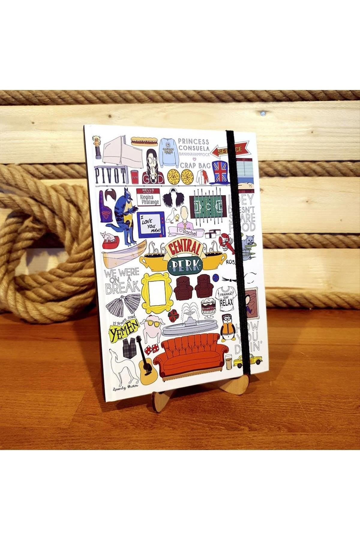Central Perk Figürlü Özel Tasarım Defter