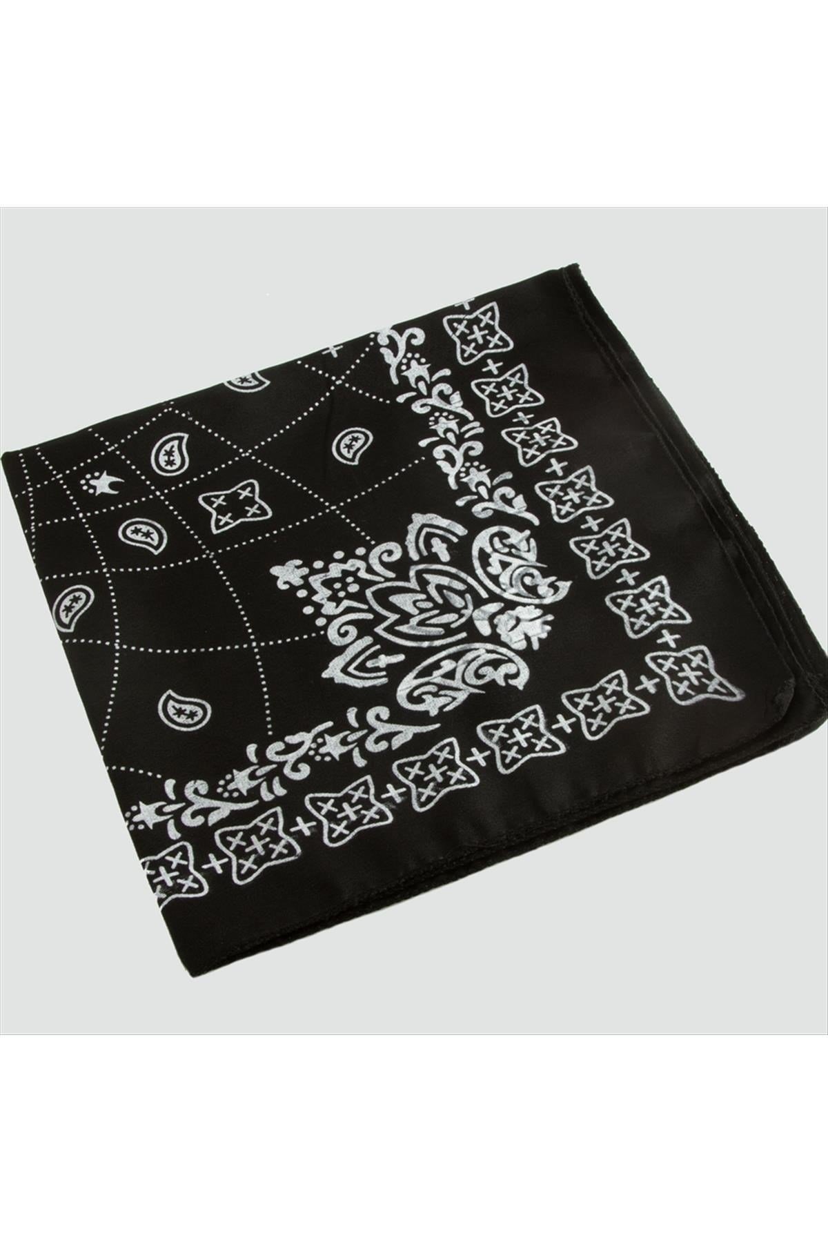 Çiçek Desenli Bandana 50*50