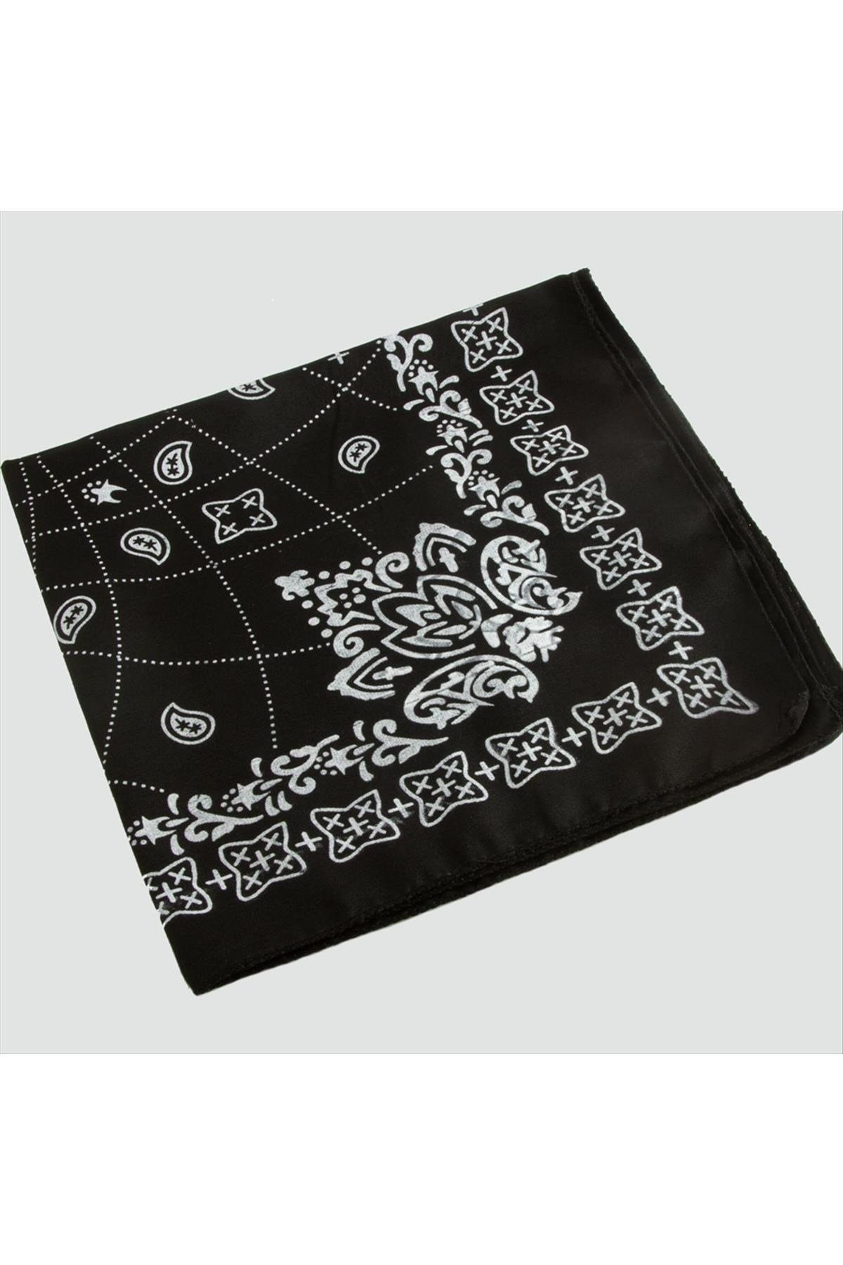 Çiçek Desenli Bandana 50*50
