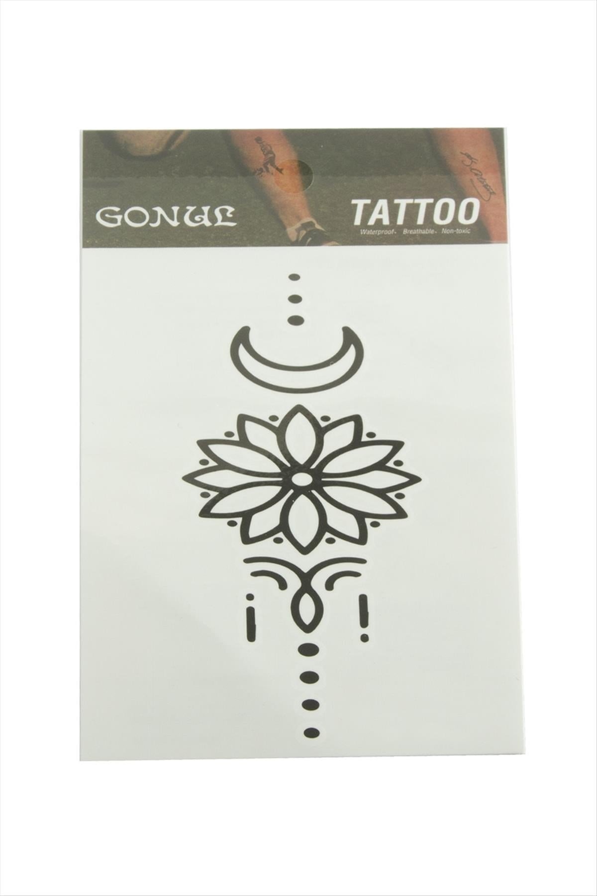 Çiçek Tattoo Dövme Sticker