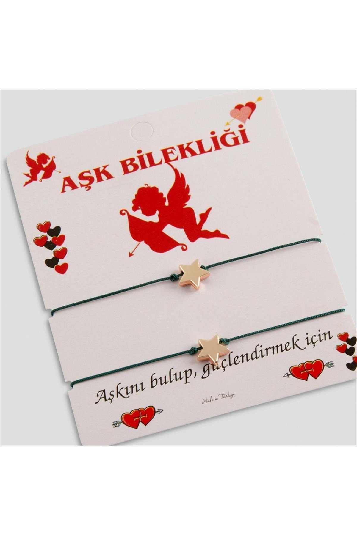 Çift Yıldız Aşk Bileklik