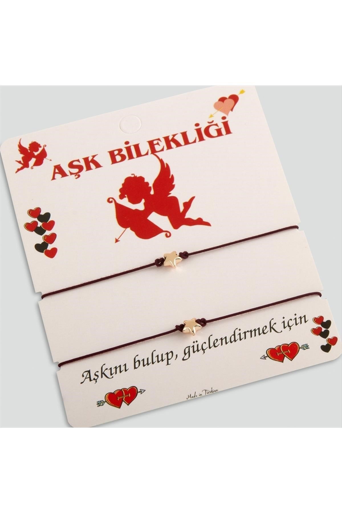 Çift Yıldız Aşk Bileklik