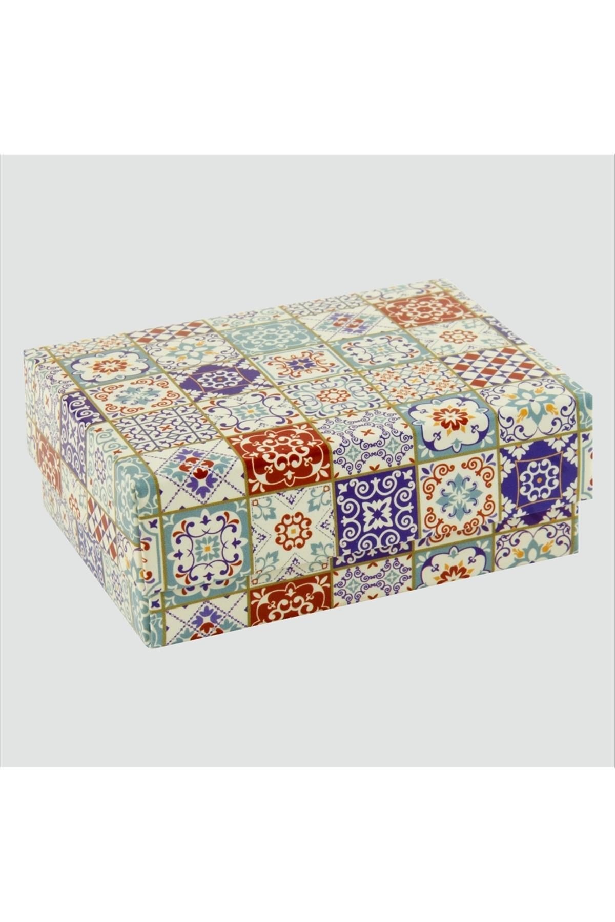 Çini Desenli Set Kolye Kutusu