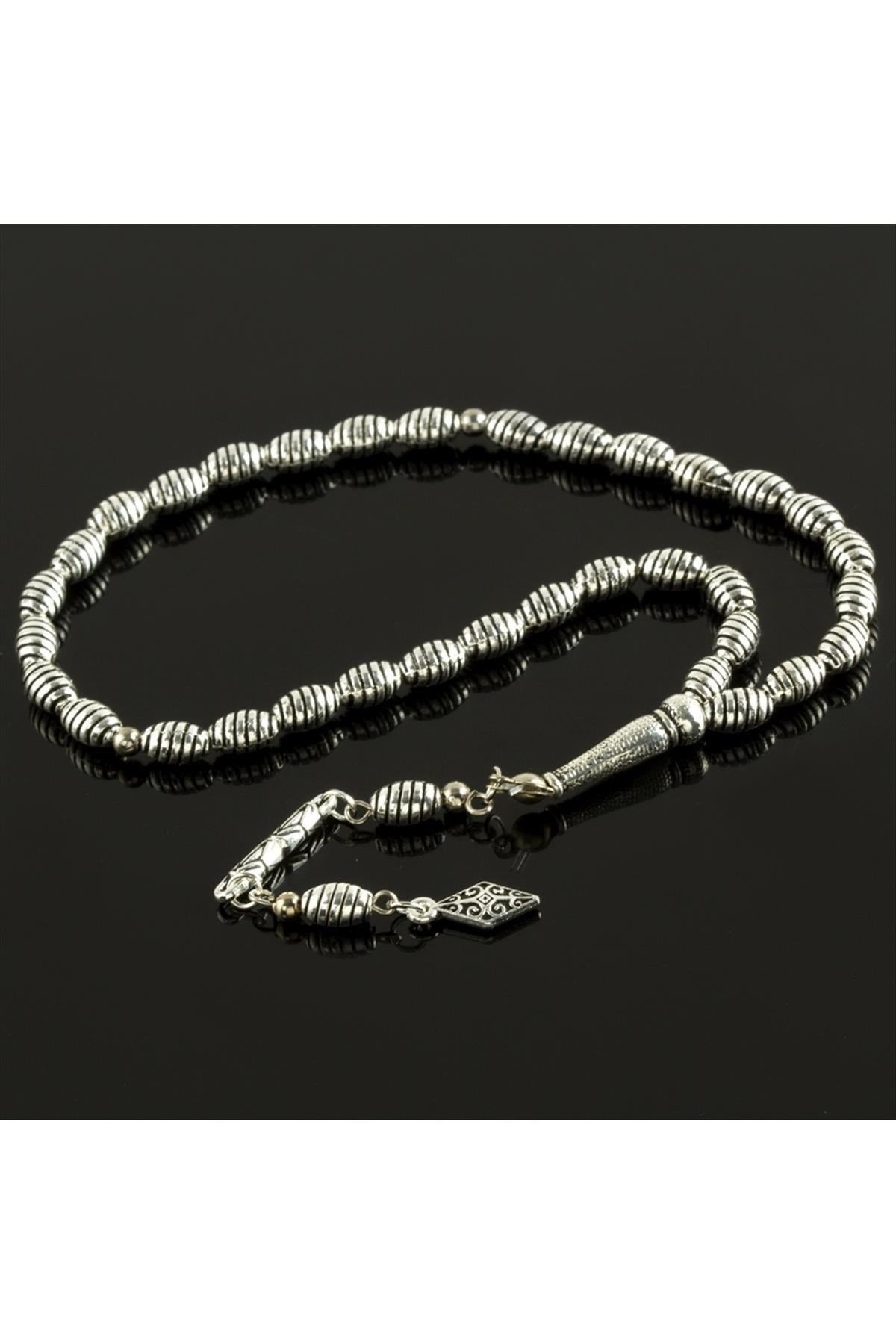Çizgili Metal Tesbih 0,6 mm