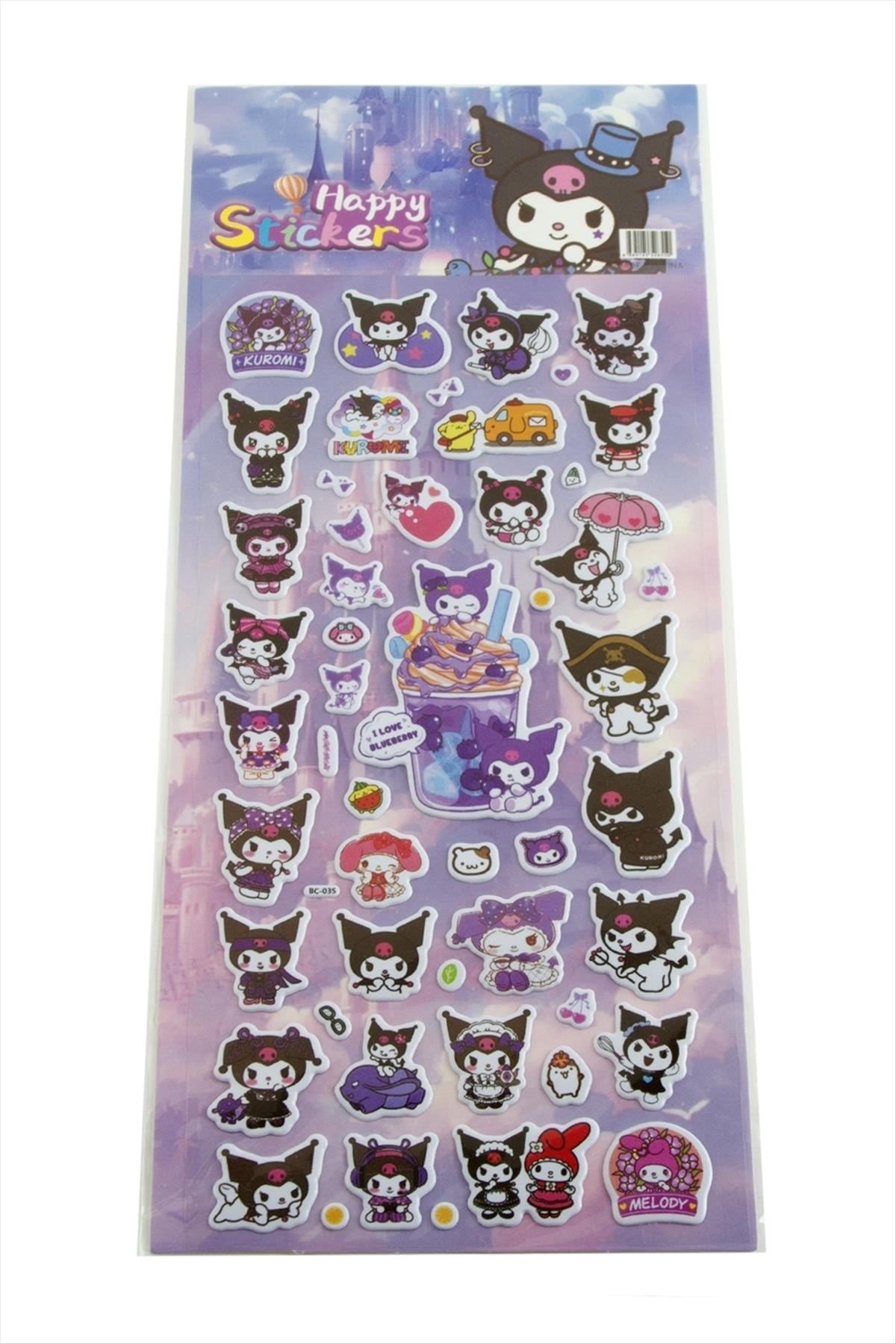 Çzgflm Karakteri Kabartmalı Sticker