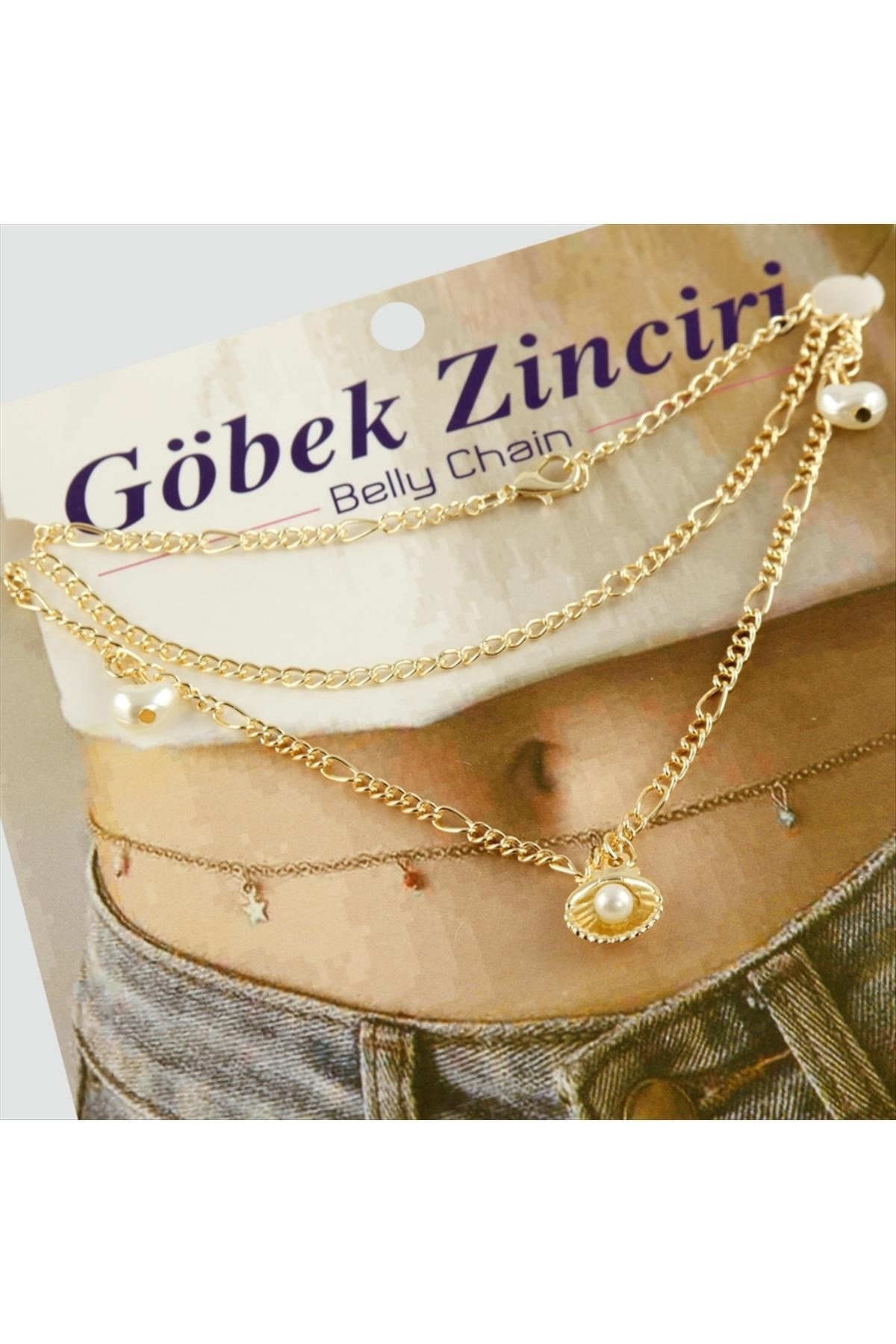 Deniz Kabuğu Şekilli Bel Zinciri