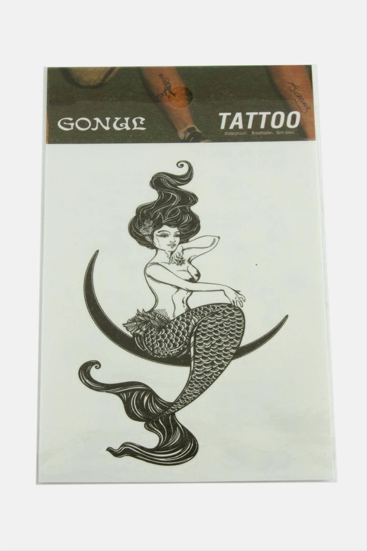 Deniz Kızı Tattoo Dövme Sticker
