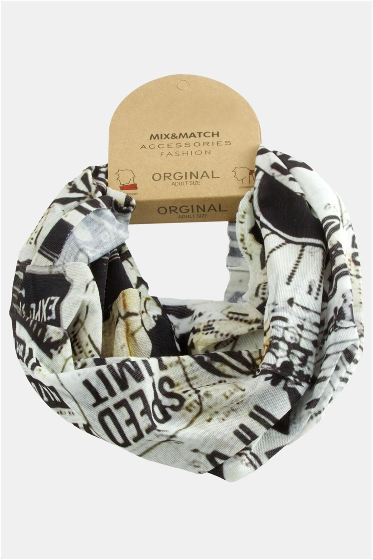 Desenli Bandana Boyunluk