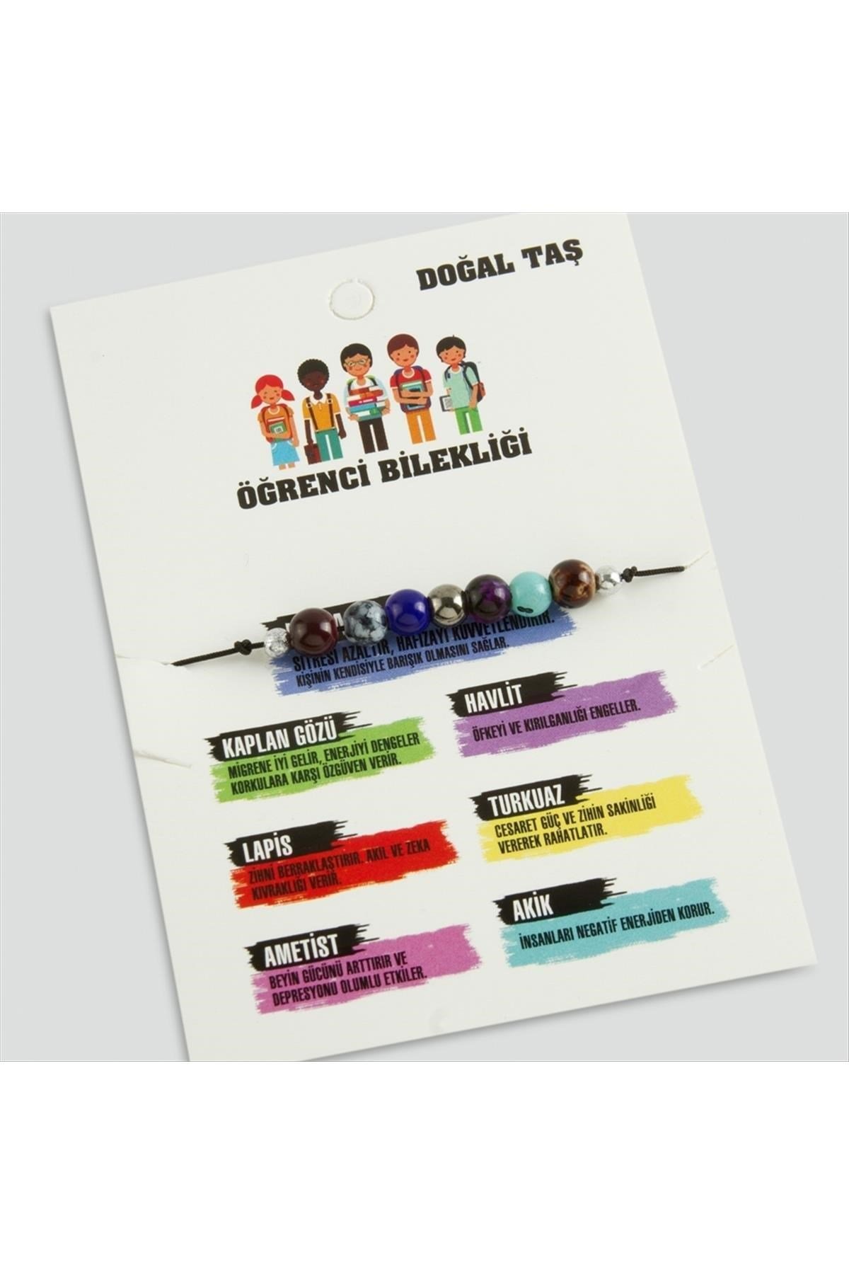 Doğaltaş Öğrenci Bilekliği