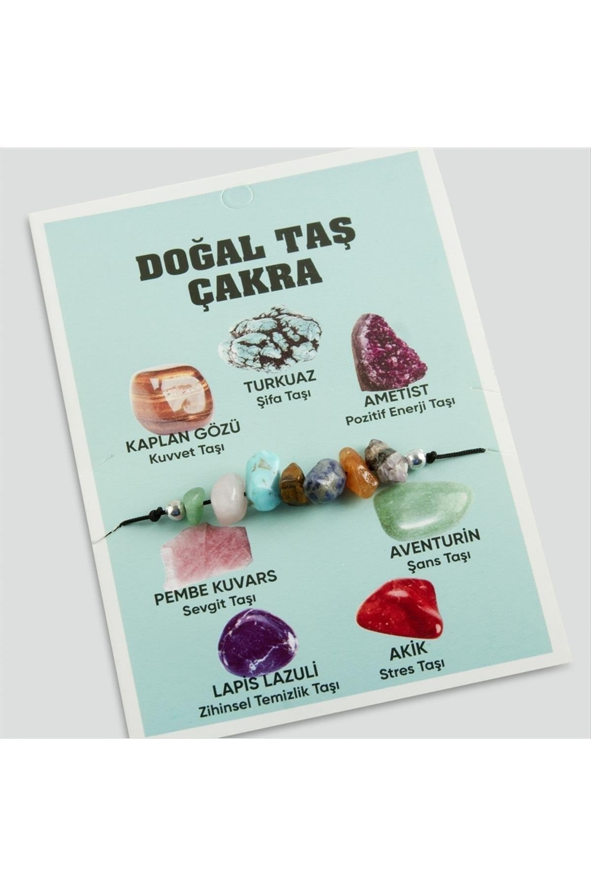 Doğaltaş Taş Çakra Bileklik