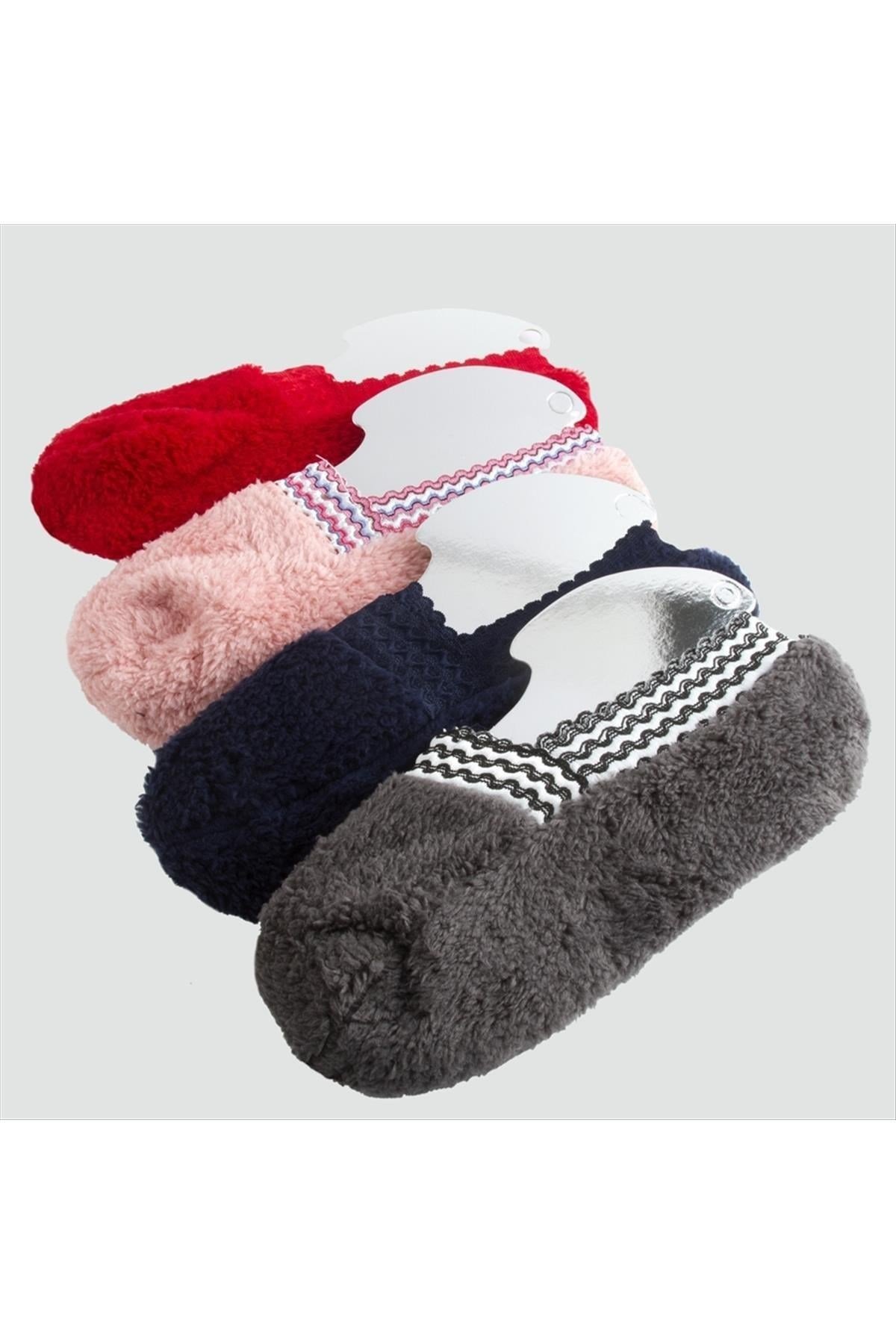 Düz Renkli Peluş  Babet 35-40
