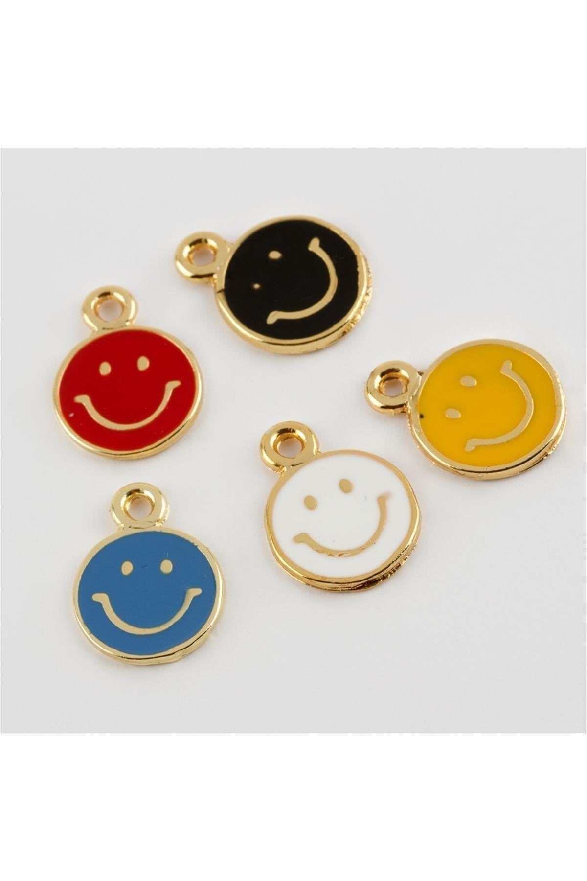 Emoji Figürlü Mineli Kolye Ucu 1 Adet