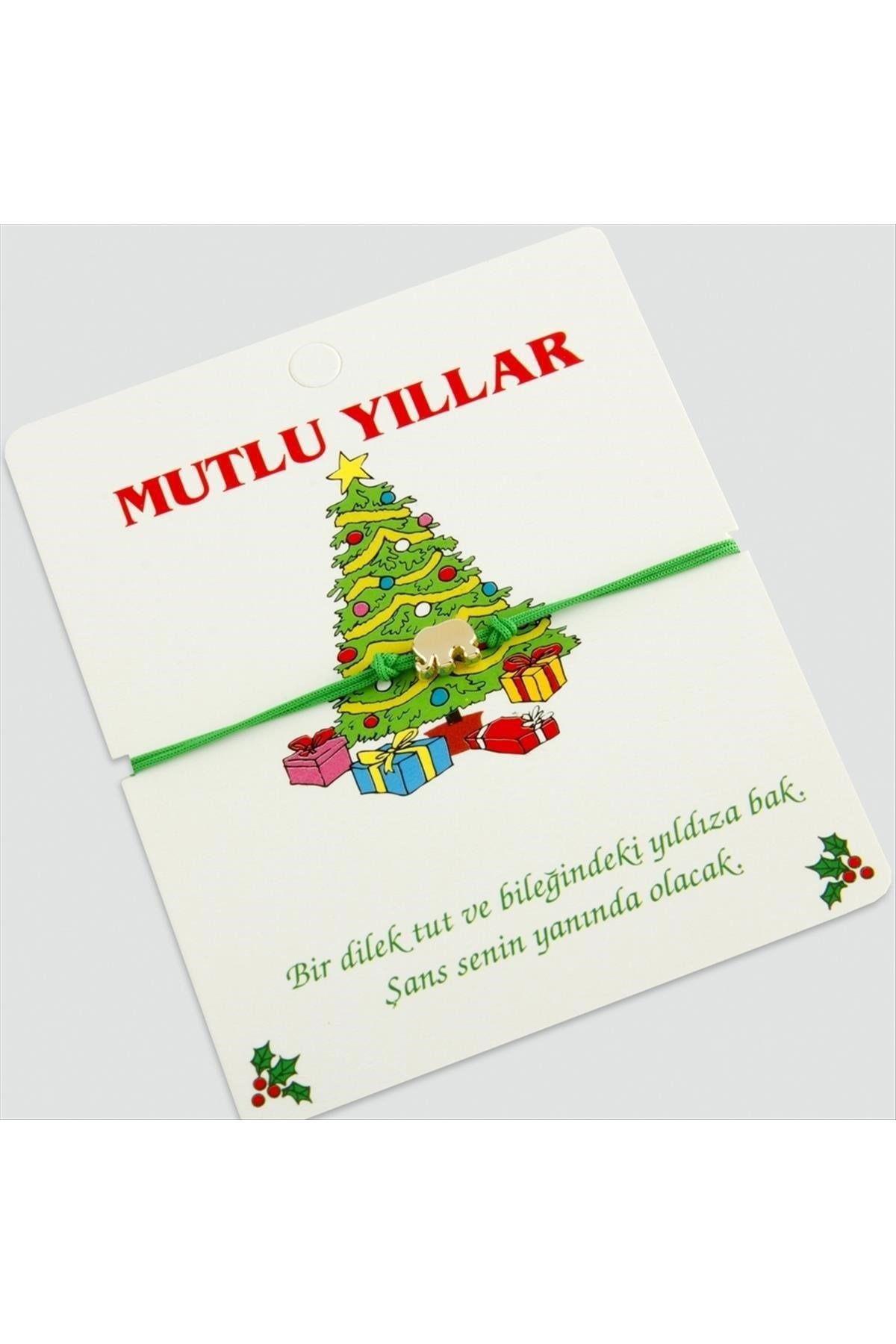Fil Mutlu Yıllar Yılbaşı Bilekliği