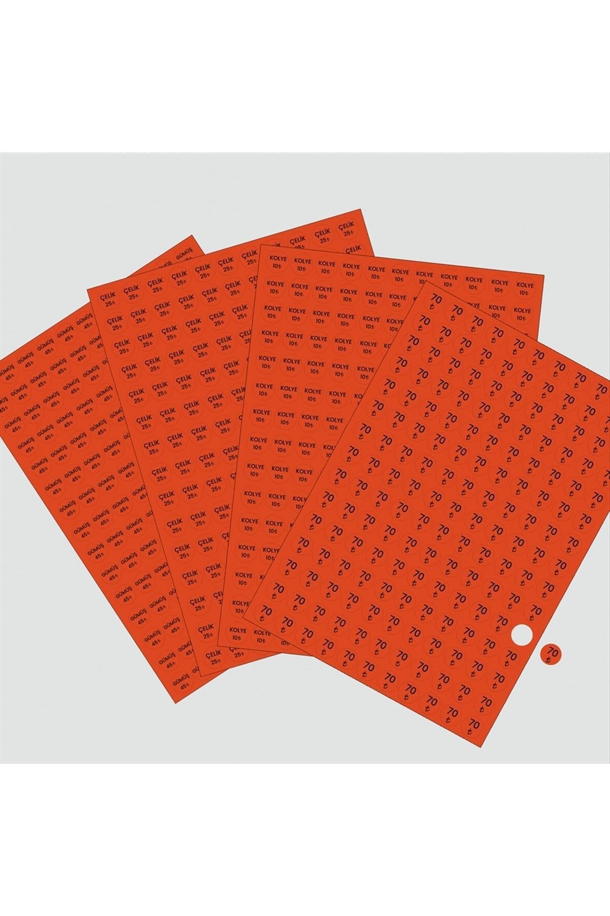 Fiyat Etiketi 165 Adet 15 mm