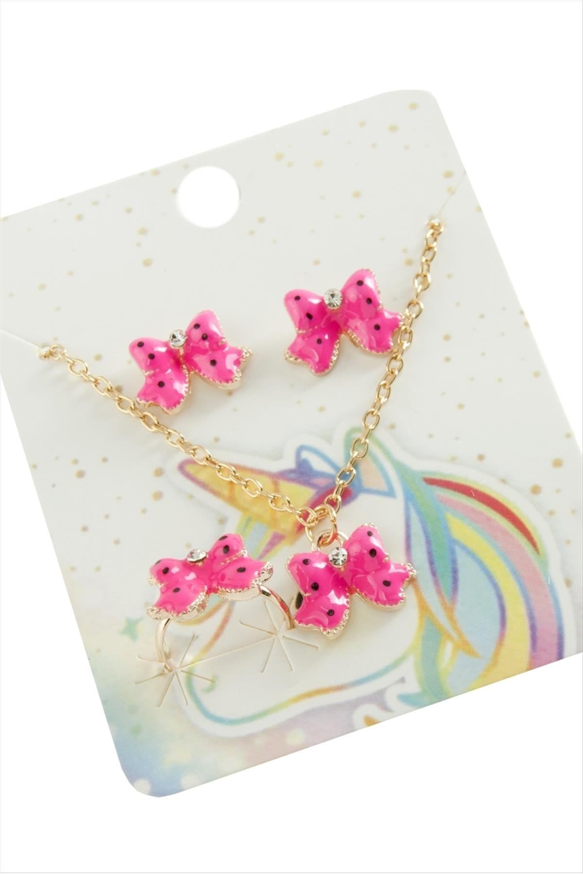 Fiyong Mineli Set Kolye