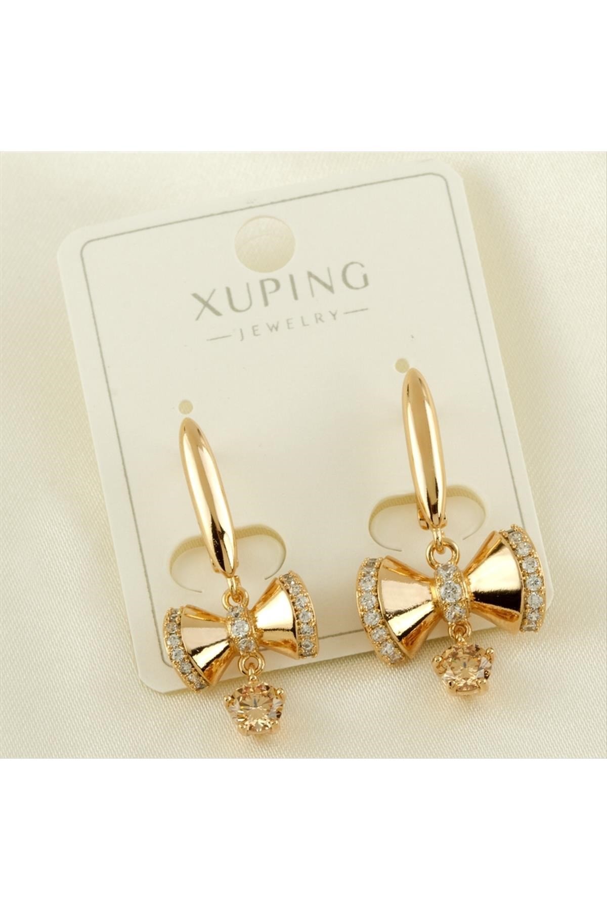 Fiyong Xuping Lüks Zirkon Taşlı Küpe