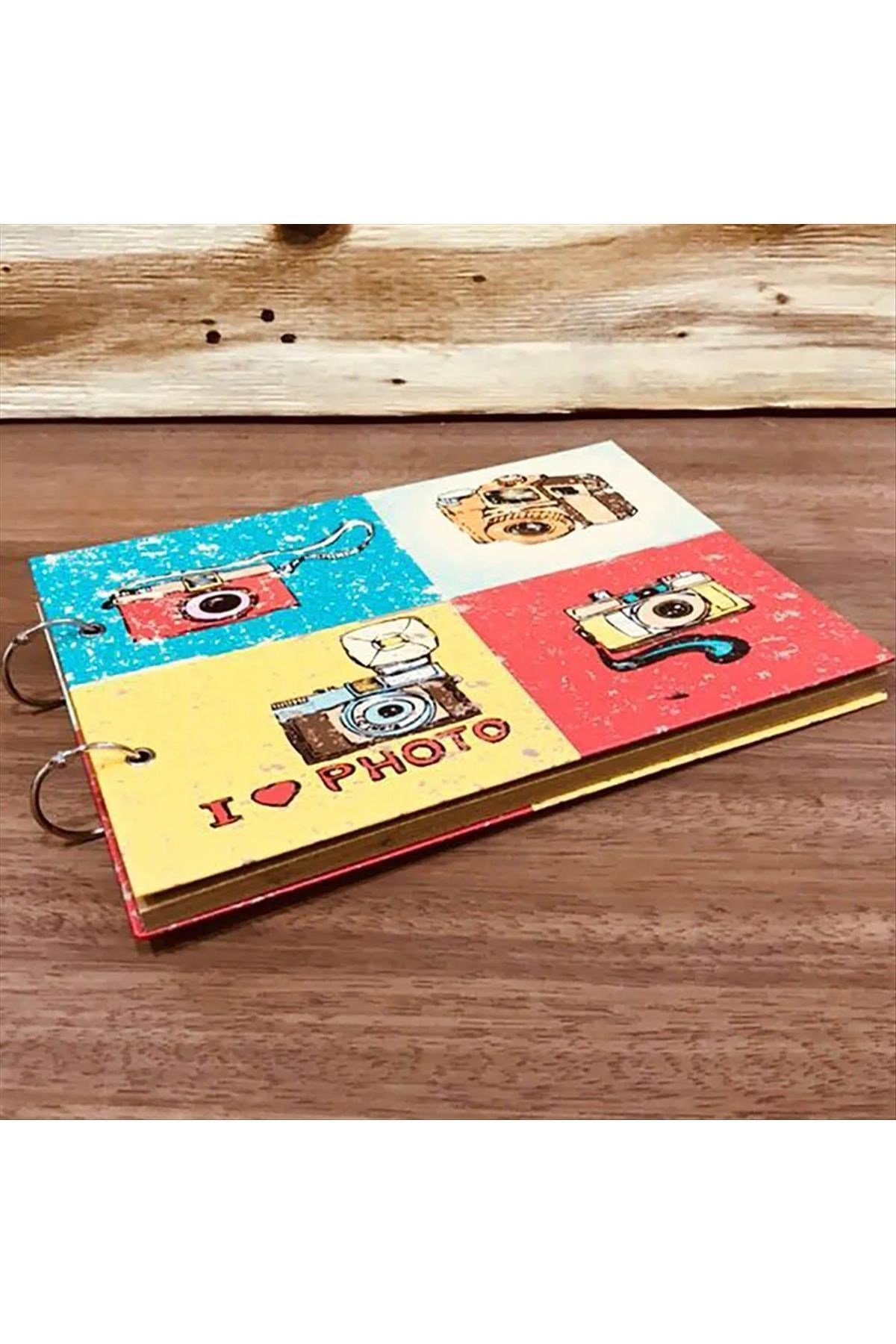 Fotograf Makinası Özel Tasarım Defter ve Fotoğraf Albümü