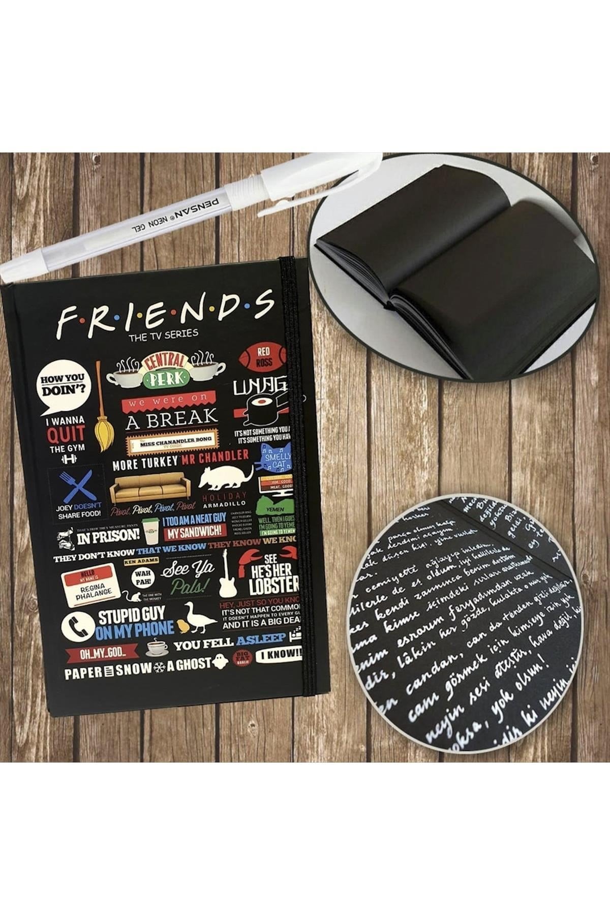Friends Arkadaşlık Özel Tasarım Defter ve Kalem