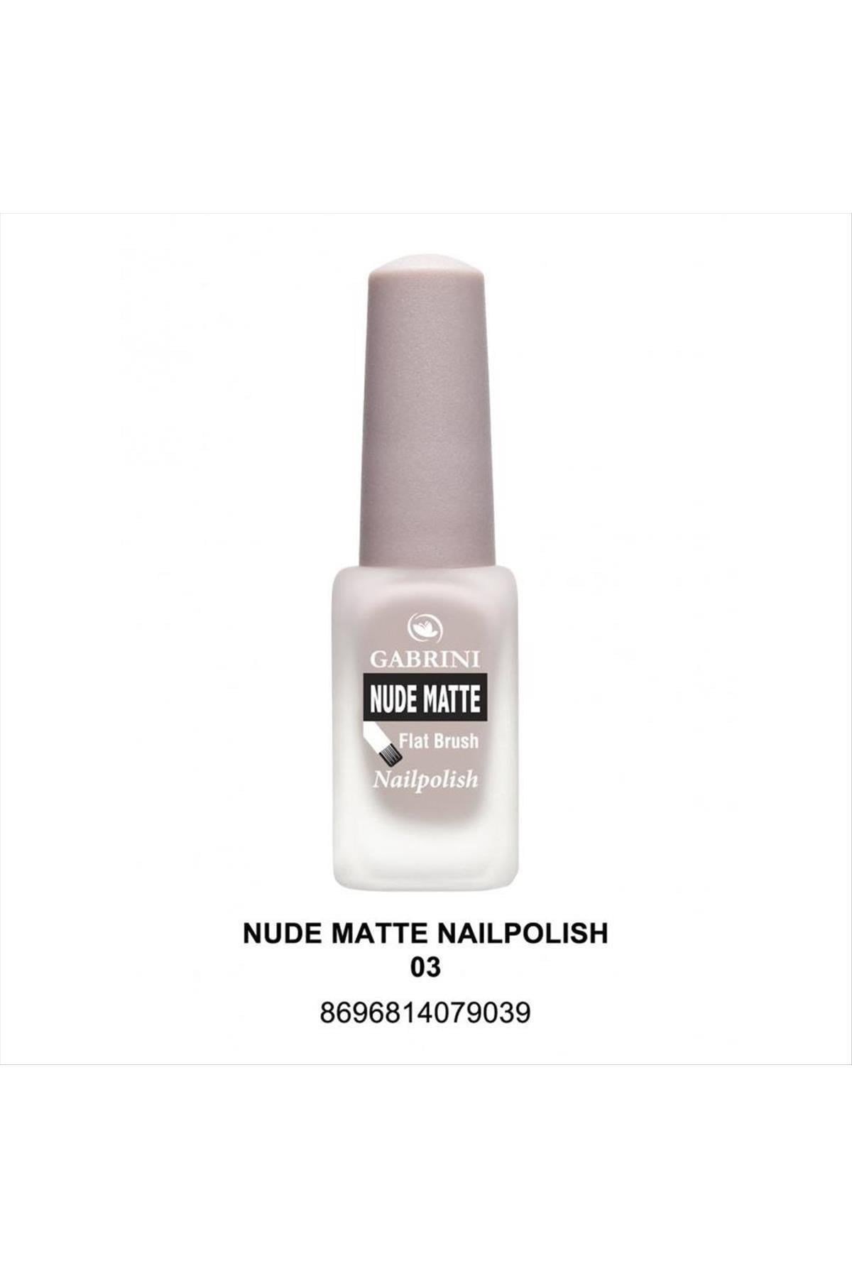 Gabrini Nude Matte Oje Toptan Oje