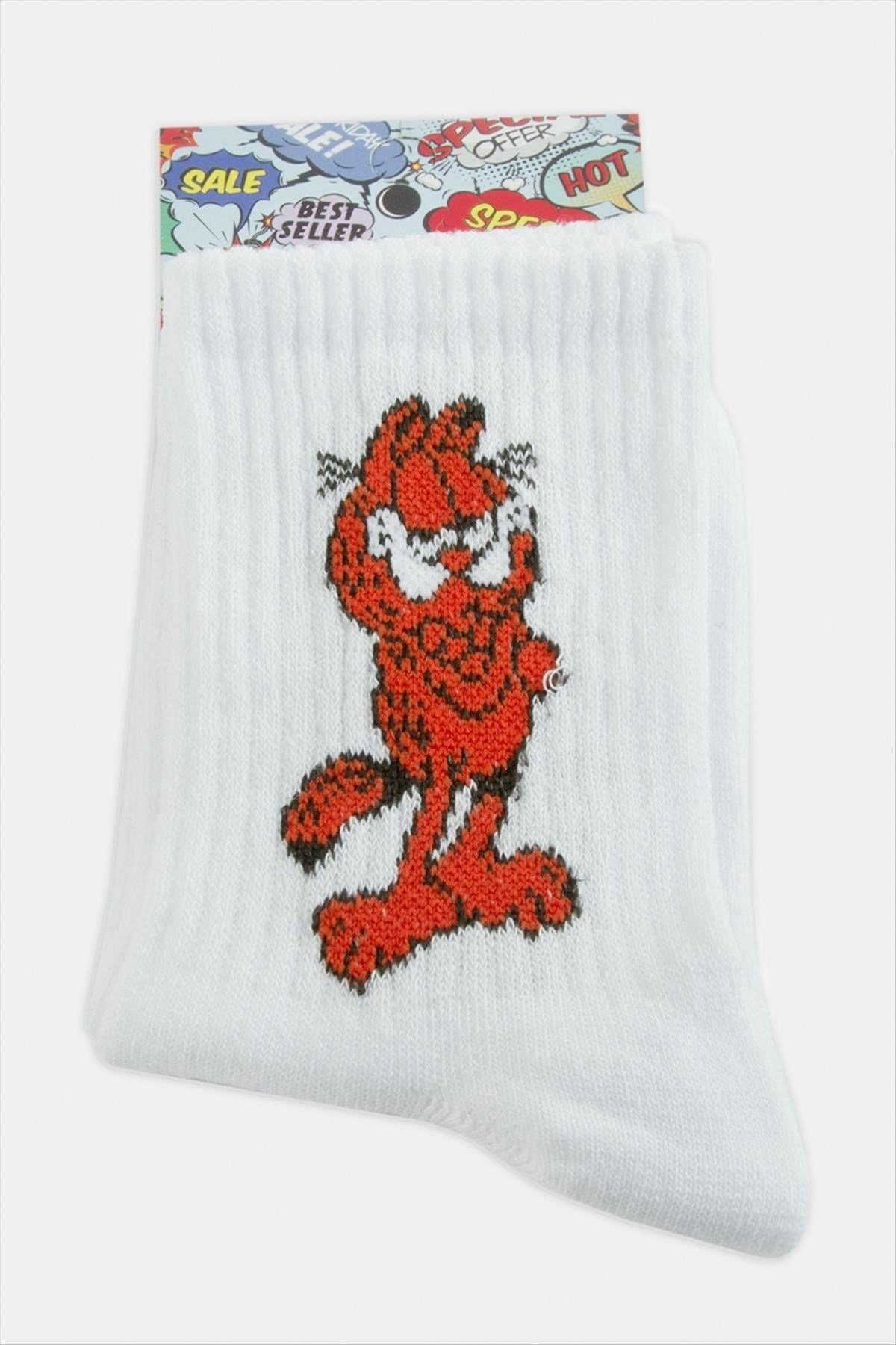 Garfield Kolej Çorap 8*28