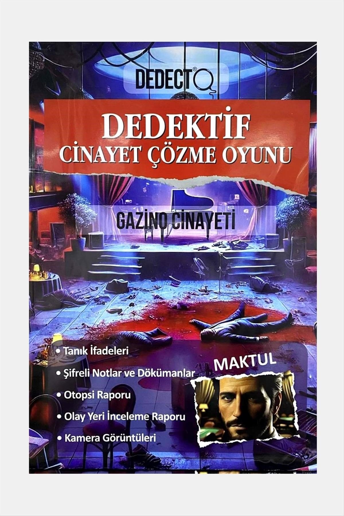 Gazino Cinayeti Dedektif Dava Çözme Oyunu