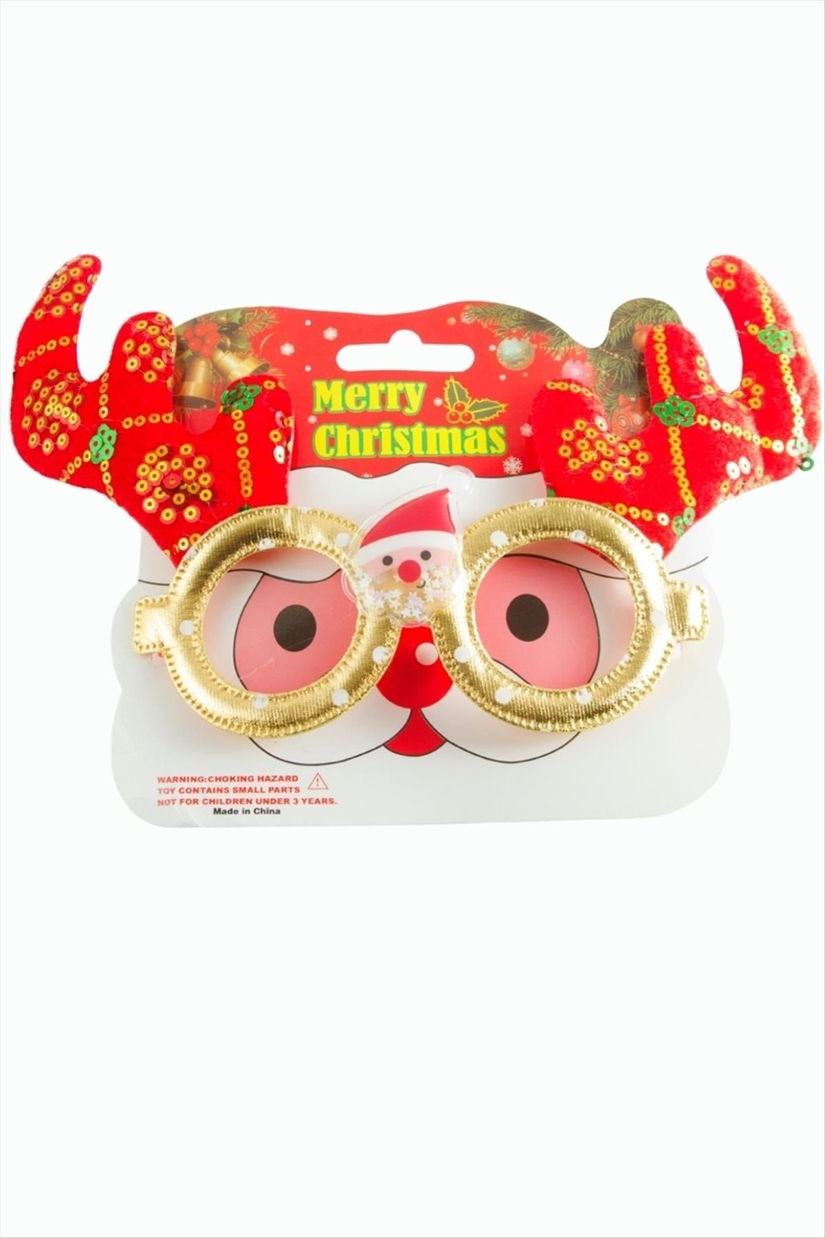 Geyik Noel Baba Yılbaşı Gözlük
