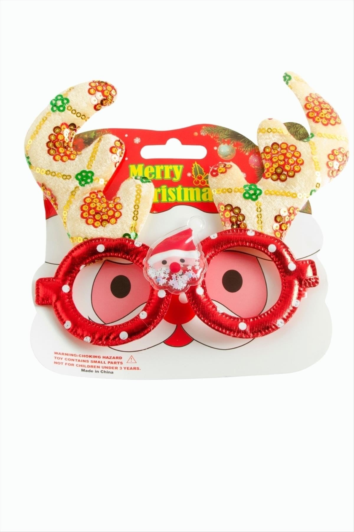 Geyik Noel Baba Yılbaşı Gözlük