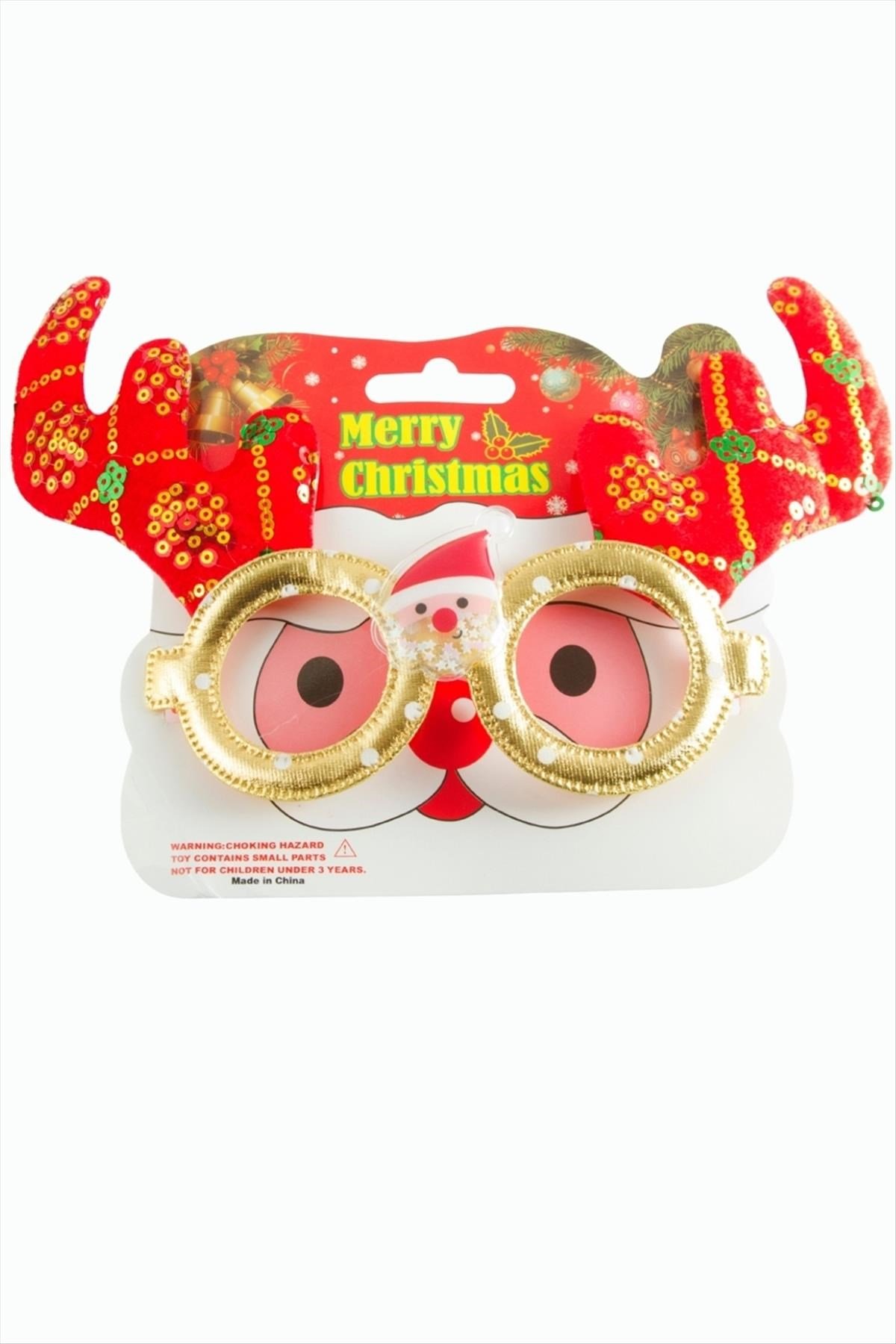 Geyik Noel Baba Yılbaşı Gözlük