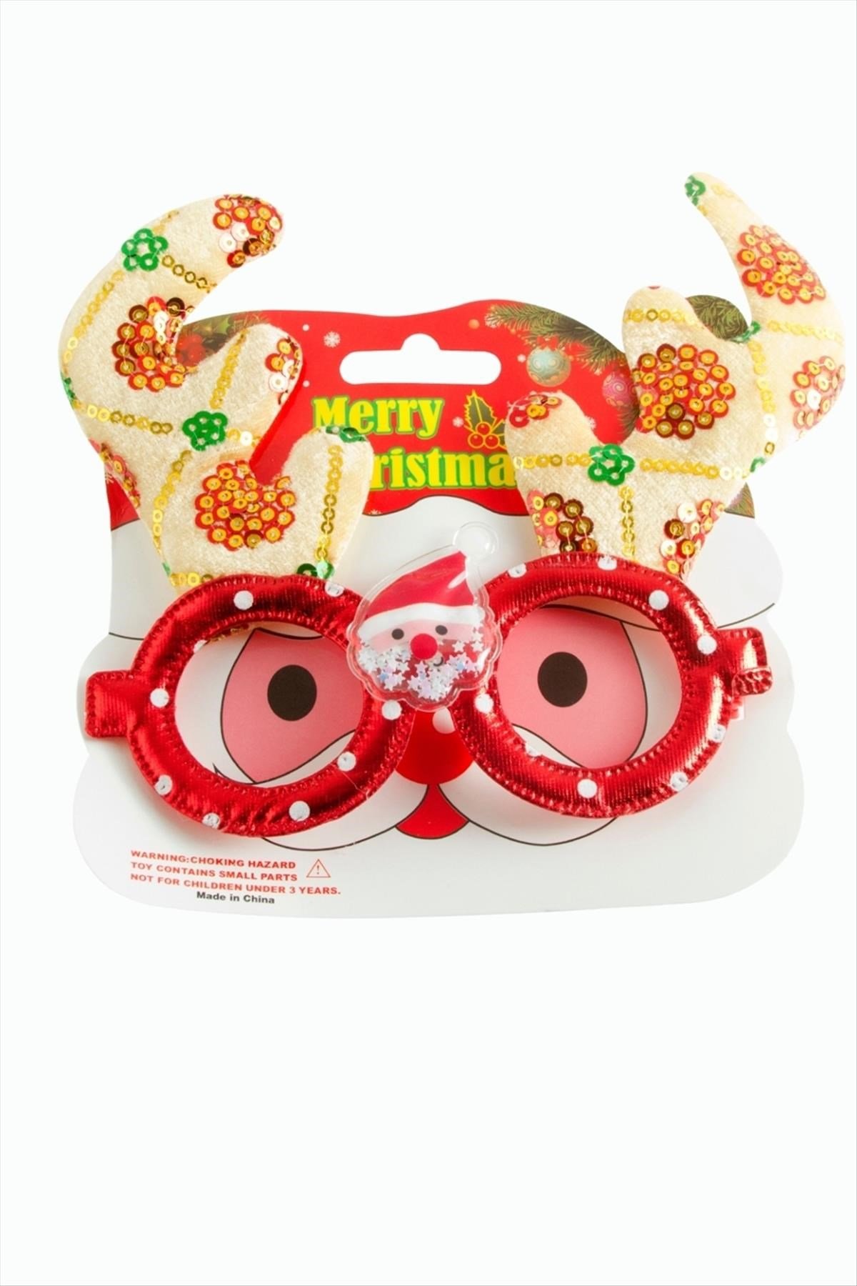 Geyik Noel Baba Yılbaşı Gözlük