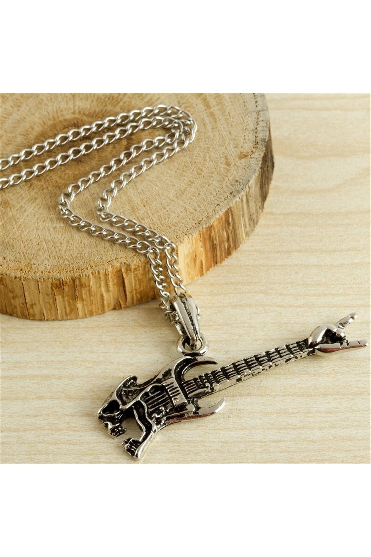 Gitar Erkek Kolye