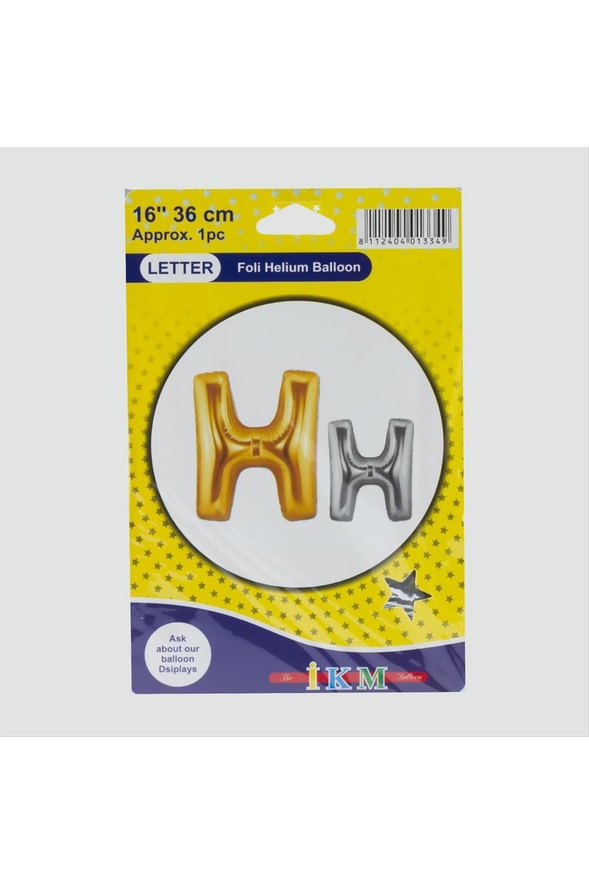 Gümüş Renkli 16*36 Harfli Folyo Balon