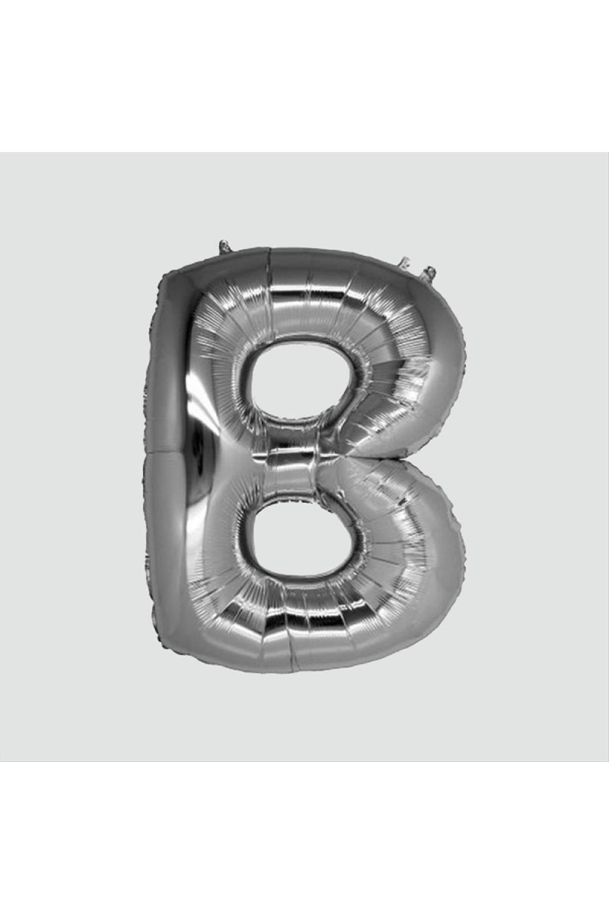 Gümüş Renkli 16*36 Harfli Folyo Balon