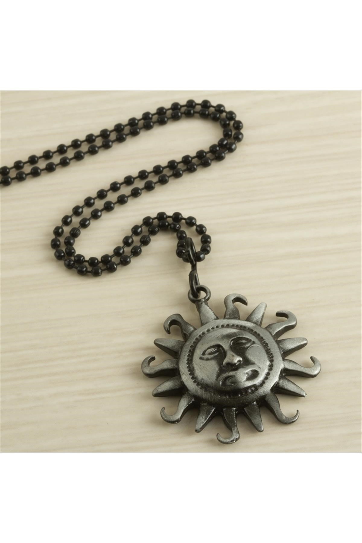 Güneş Metal Erkek Kolye