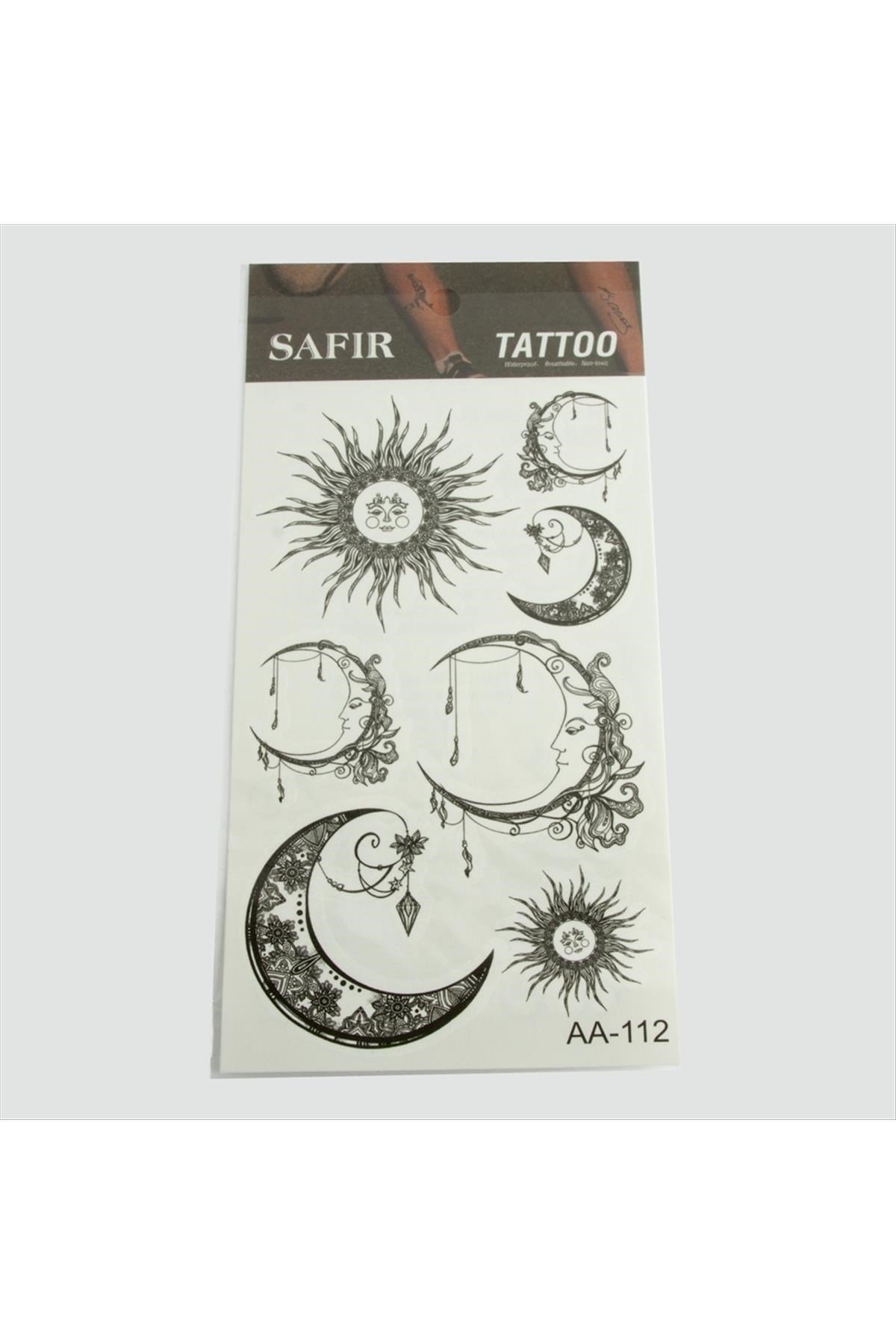 Güneş Tattoo Dövme Sticker