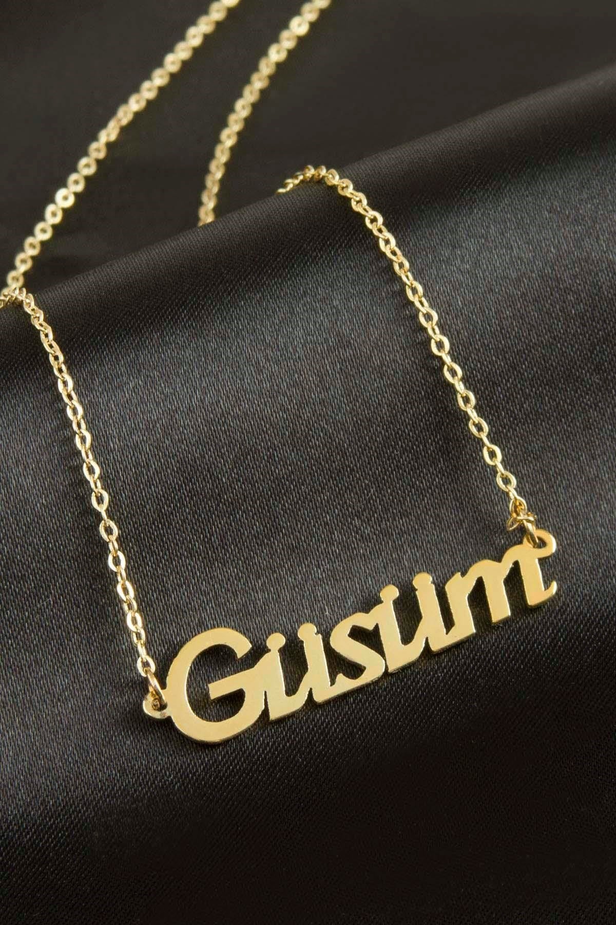 Güsüm İsimli Kolye (Kişiye Özel)
