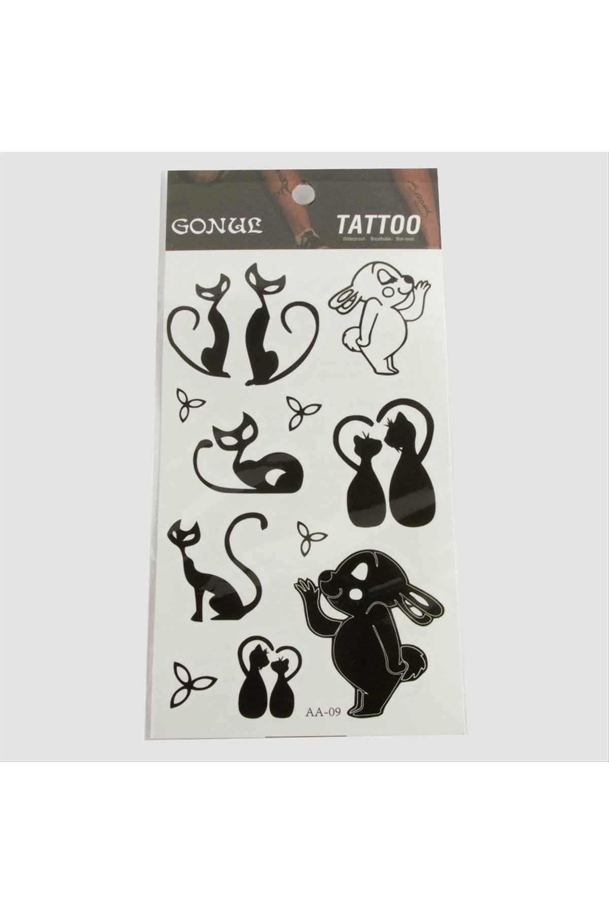 Hayvan Tattoo Dövme Sticker