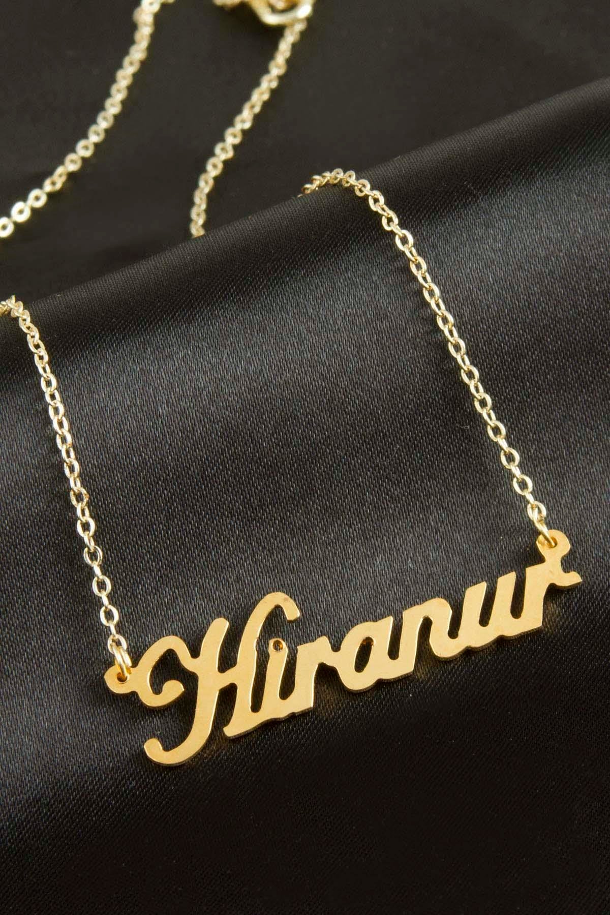 Hiranur isimli kolye (Kişiye Özel)