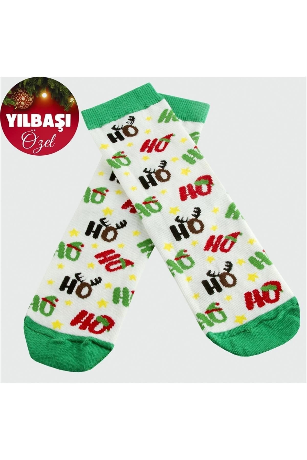 Hoho Model Yılbaşı Penye Çorap