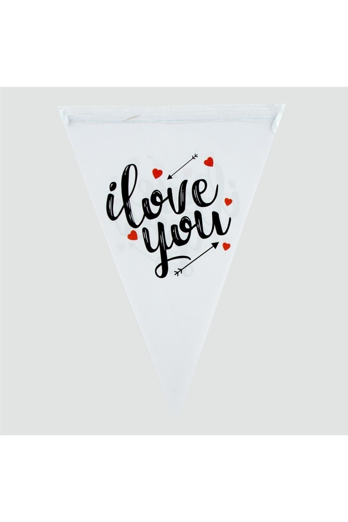 i love you Yazılı Flama