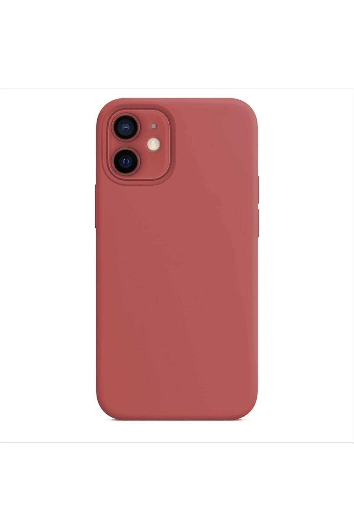 iPhone 11 Kadife Kaplı Lüx Lansman Silikon Kılıf