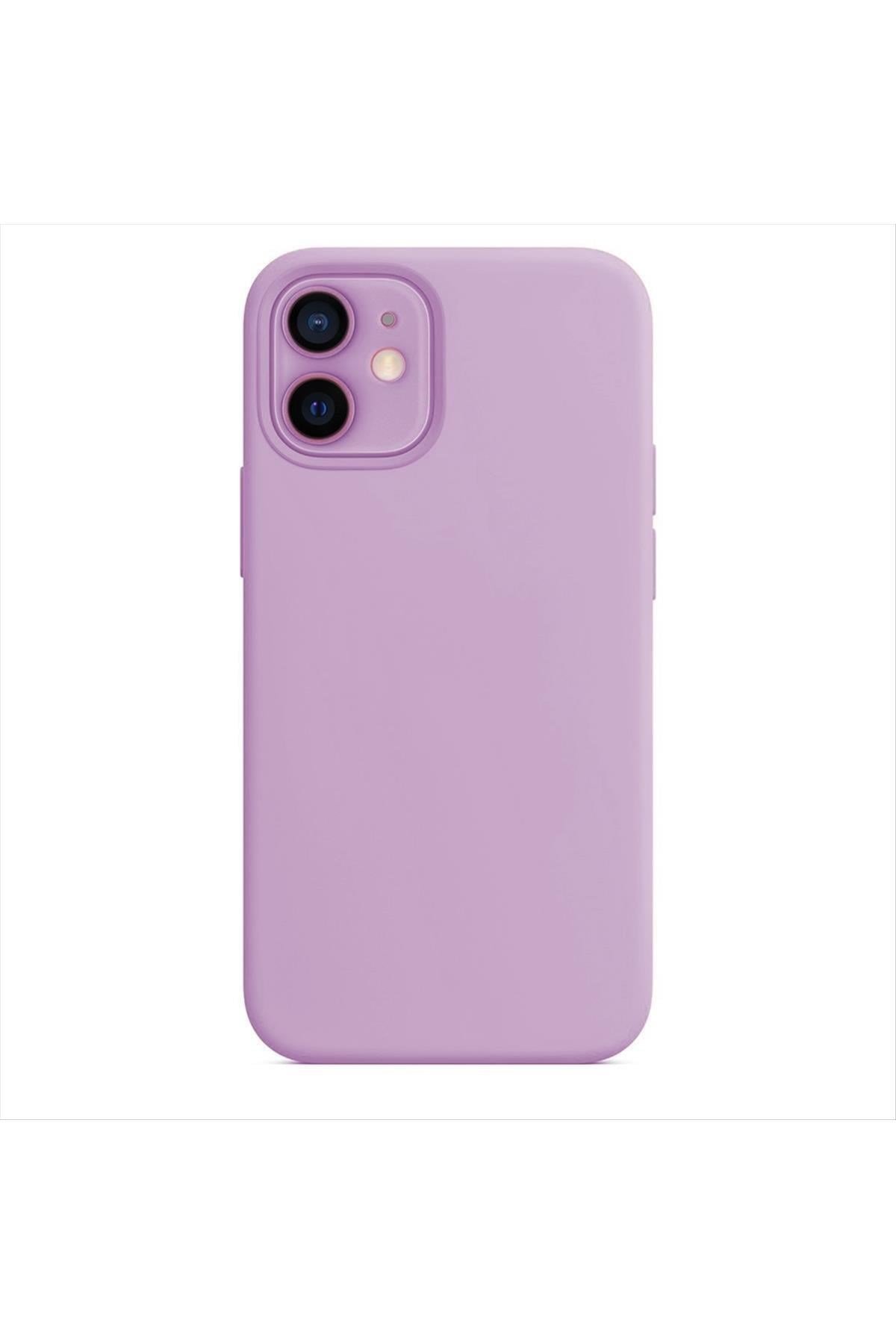 iPhone 11 Kadife Kaplı Lüx Lansman Silikon Kılıf