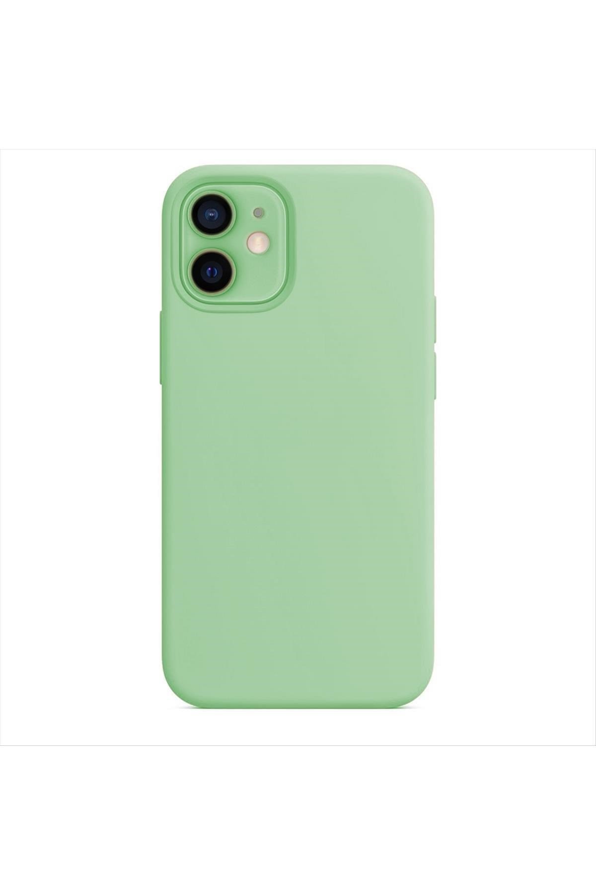 iPhone 11 Kadife Kaplı Lüx Lansman Silikon Kılıf