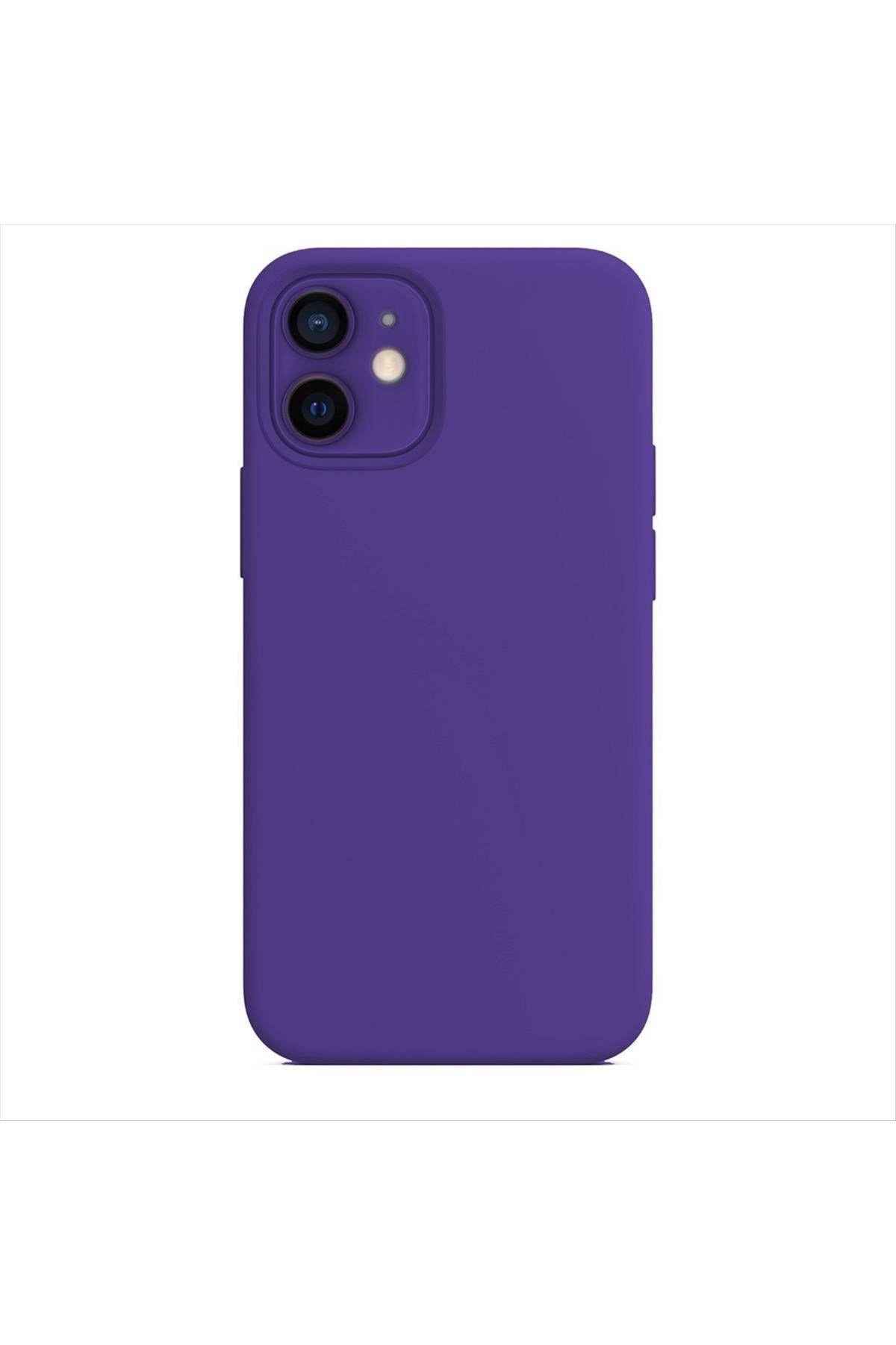 iPhone 11 Kadife Kaplı Lüx Lansman Silikon Kılıf