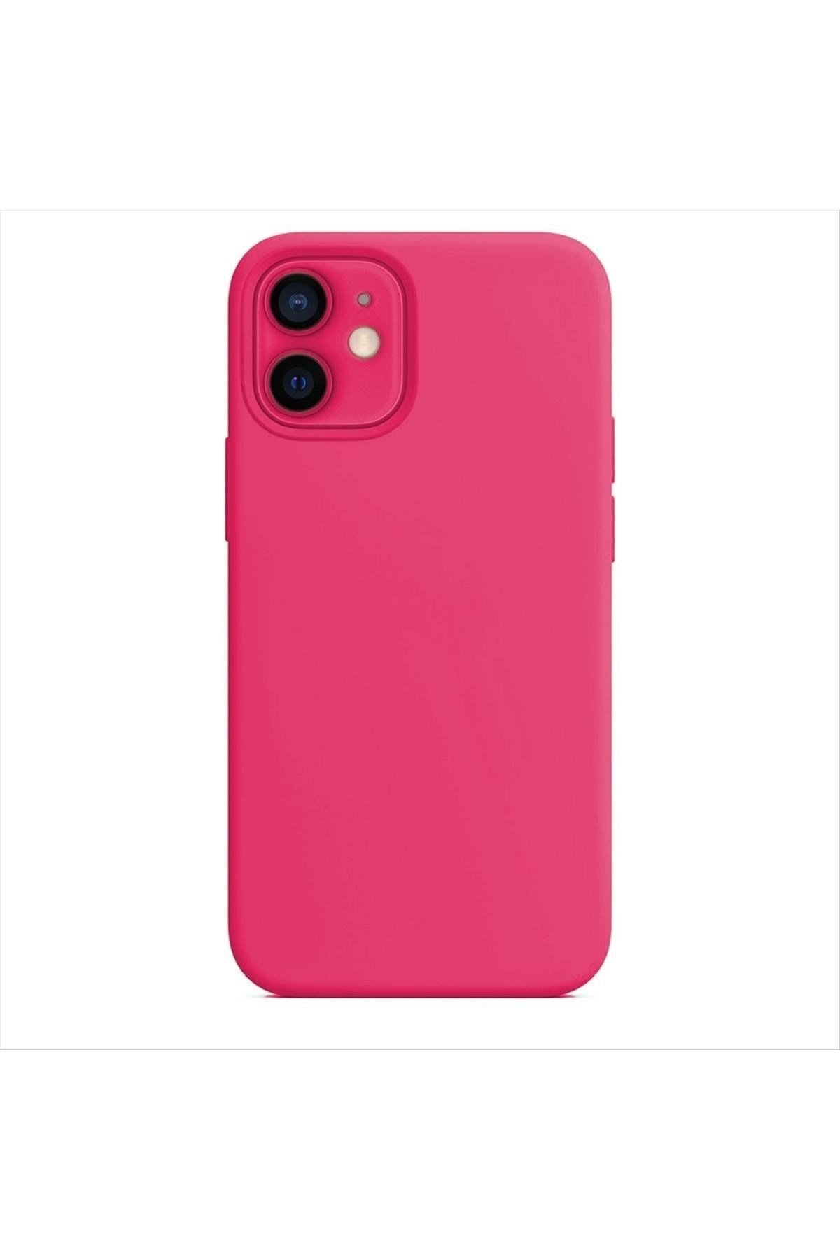 iPhone 11 Kadife Kaplı Lüx Lansman Silikon Kılıf