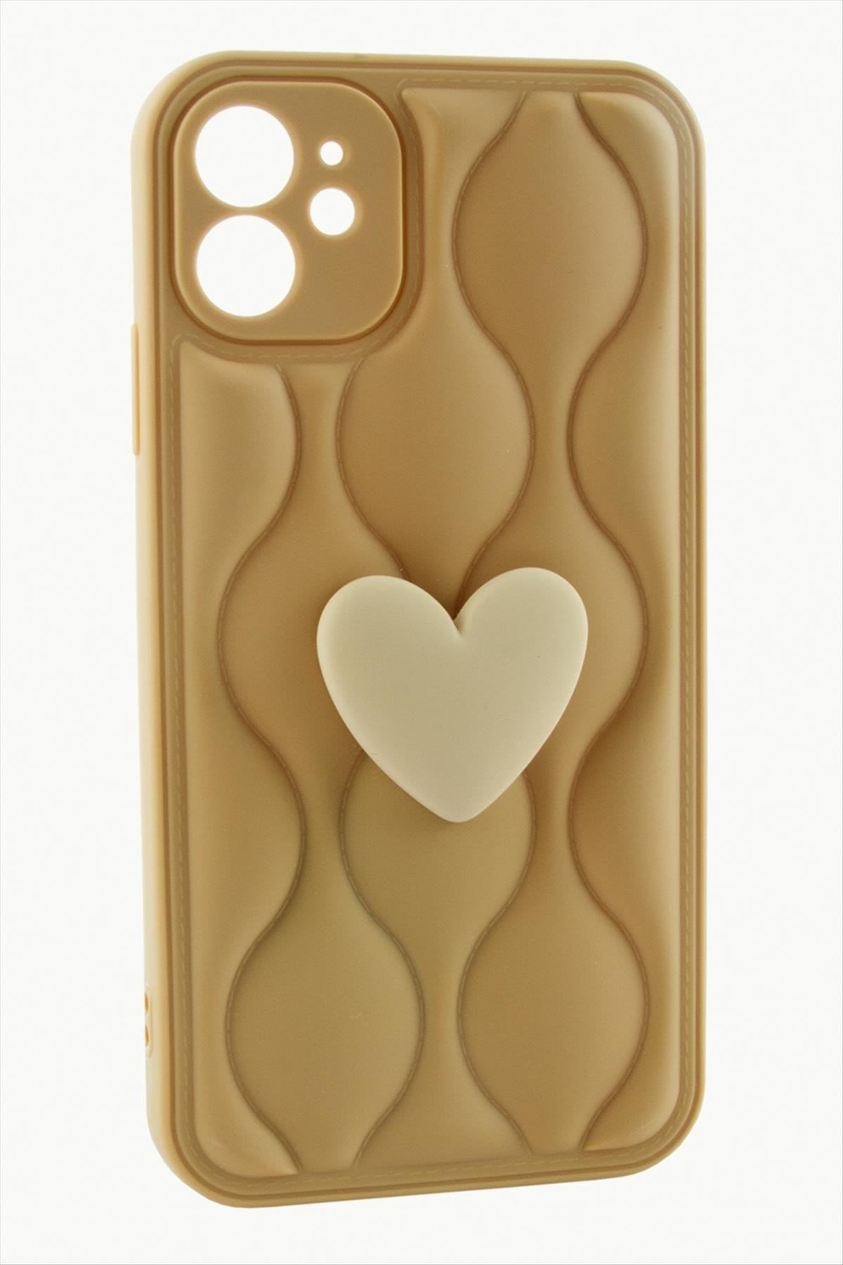 iPhone 11 Kalpli Lüx Silikon Kılıf